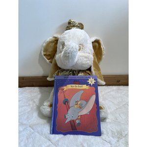 Disney Children Toddler Disney Dumbo Jumbo Plush & Disney Dumbo Book Bundle